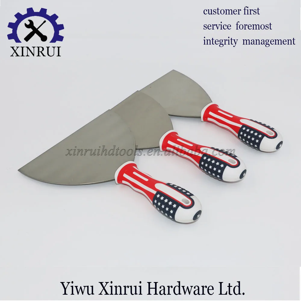 Newest design American flag handle Carbon steel blade putty knife
