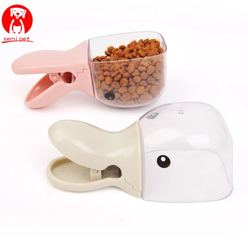 Pet Food Spoon For Dog Bowls Multi-Function Bowl For Cats/Puppies/Small Dogs Scoop For Cat Food Dog Food Water Bowl Fountain
