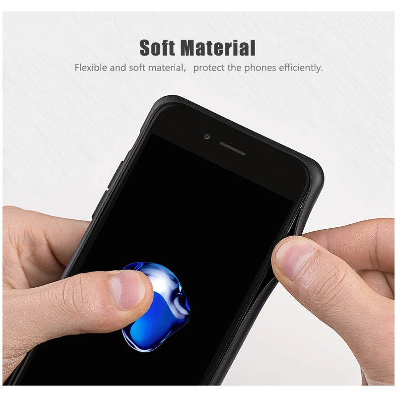 
ZZYD 3800mAh Battery Phone Case Charger Slim Mini Portable Powerbanks for iPhone X 