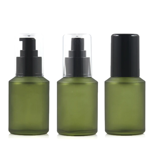 Горячая Распродажа, пустой флакон Fuyun с насосом для лосьона, 60 мл, стеклянная бутылка для ухода за кожей