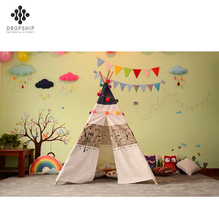 Dropship DS-TT1006 Most selling products Play Set adult canvas teepee tent