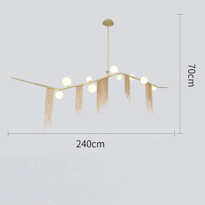 
Multi Fitting Pendant Light Glass Ball for Shopping Mall 