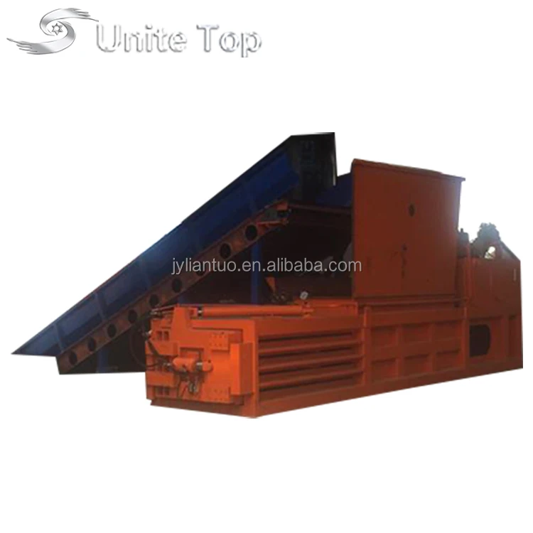 Horizontal hydraulic waste paper baling machine with good after service