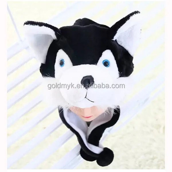 newest style customized soft plush animal hat for winter