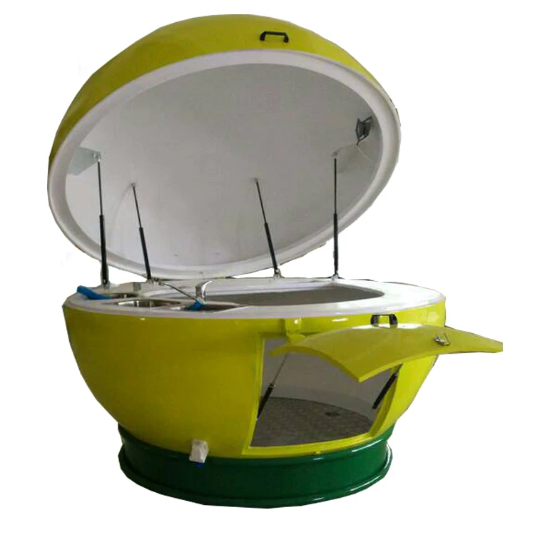 Высококлассный апельсиновый трейлер из нержавеющей стали для жарких сезонов розничной торговли Винодельня Заводская идеальный уличный