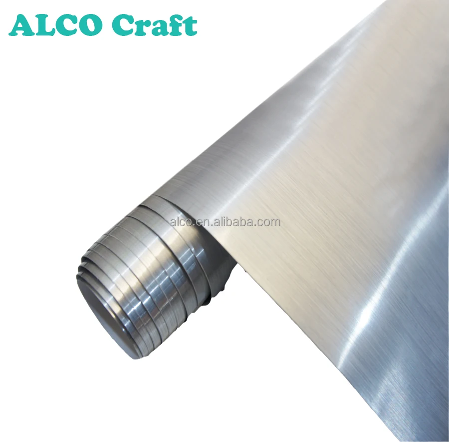 Silver Sheet Metal Book Cover Roll Plastic Self Adhesive Vinyl Roll