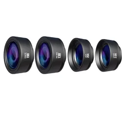2021 Newest 4 in 1 Phone Lens Kit 2X Telephoto; Fisheye;Wide Angle ;Macro Lens for iPhone XS Max