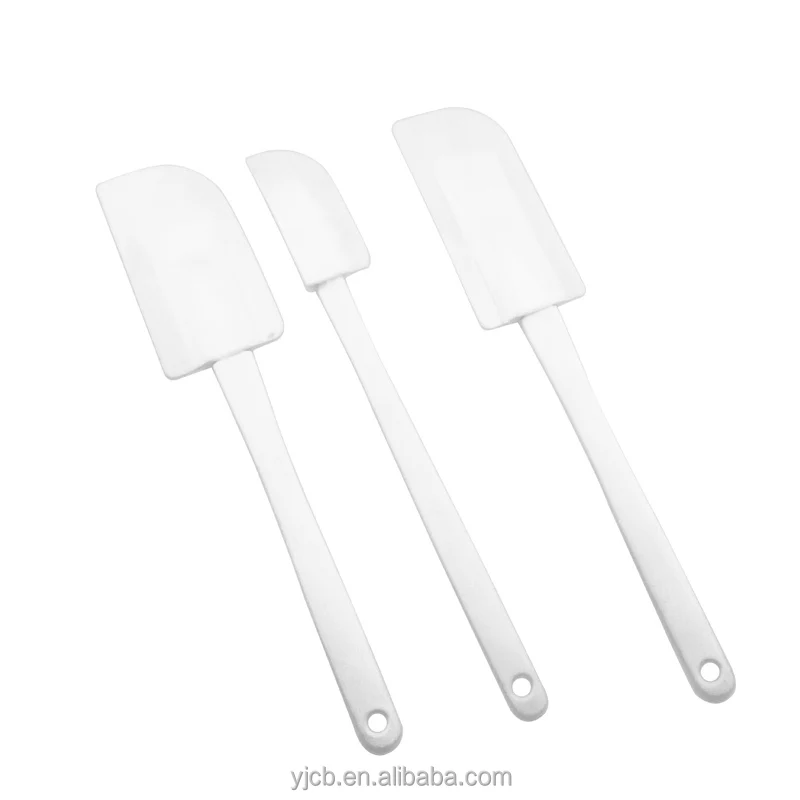 Eco friendly food grade silicone white spatula