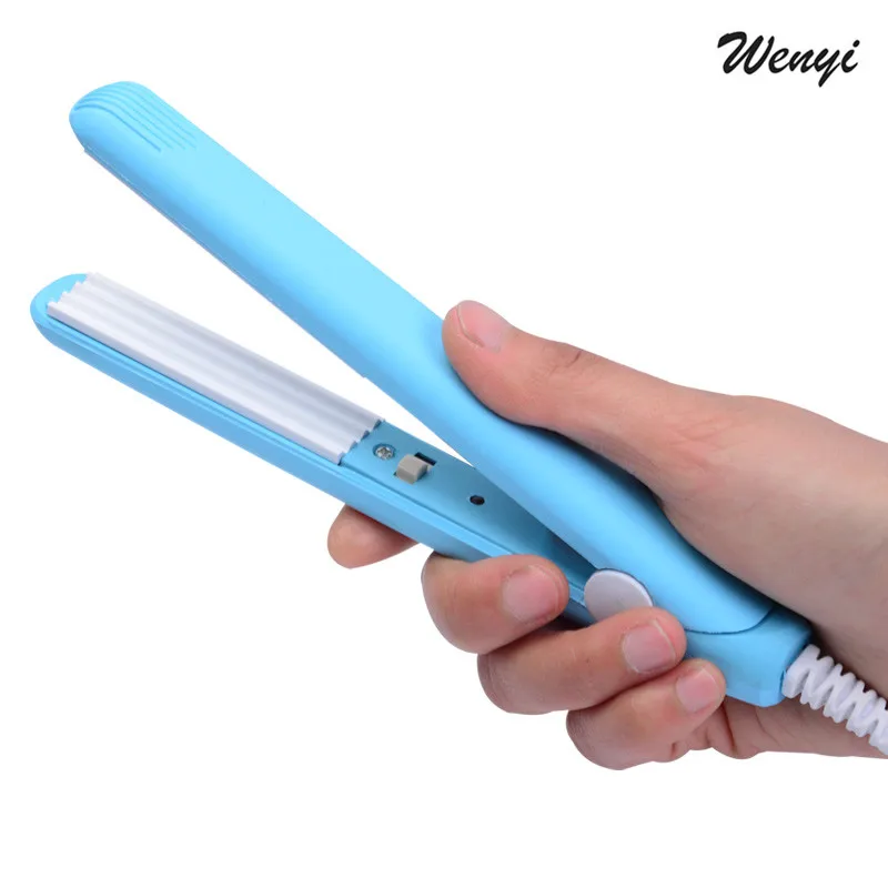 
Electronic Professional Hair Iron Hairstyling Mini Portable Ceramic Flat Iron Hair Straightener Irons Styling Tools 