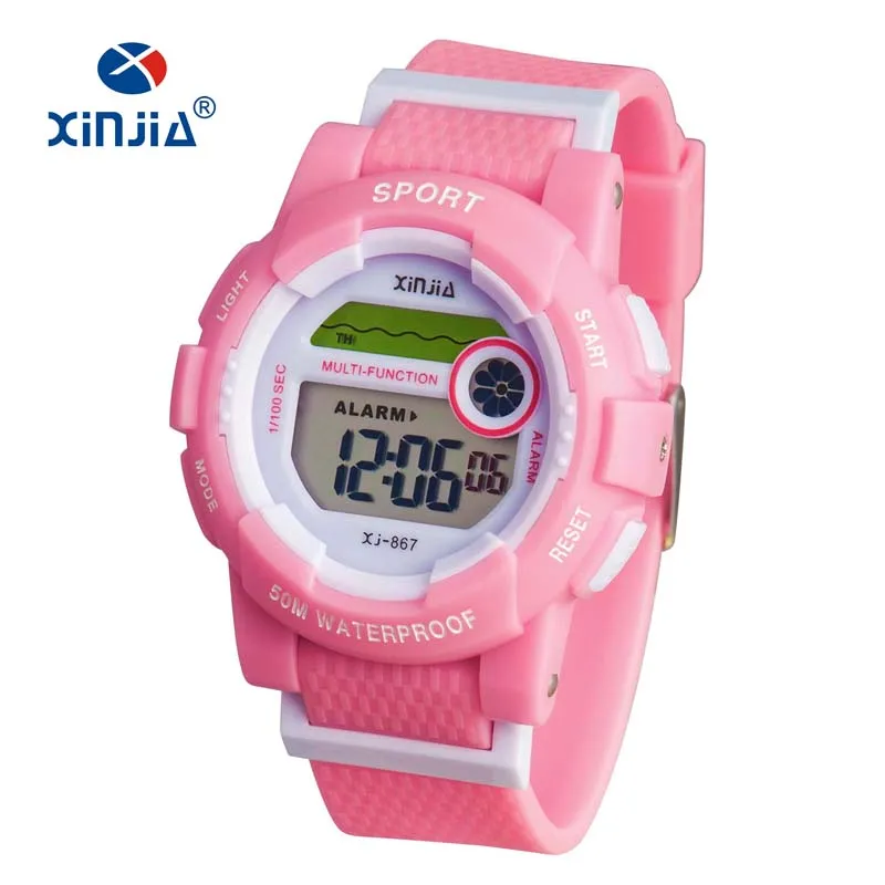 50M Waterproof Multifunctional Sports Colorful G-Fashion Style Digital Watch For Boy&Girl