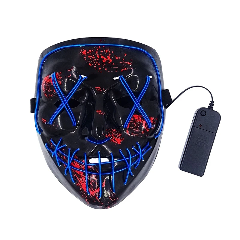 light up face party masks led mask Halloween