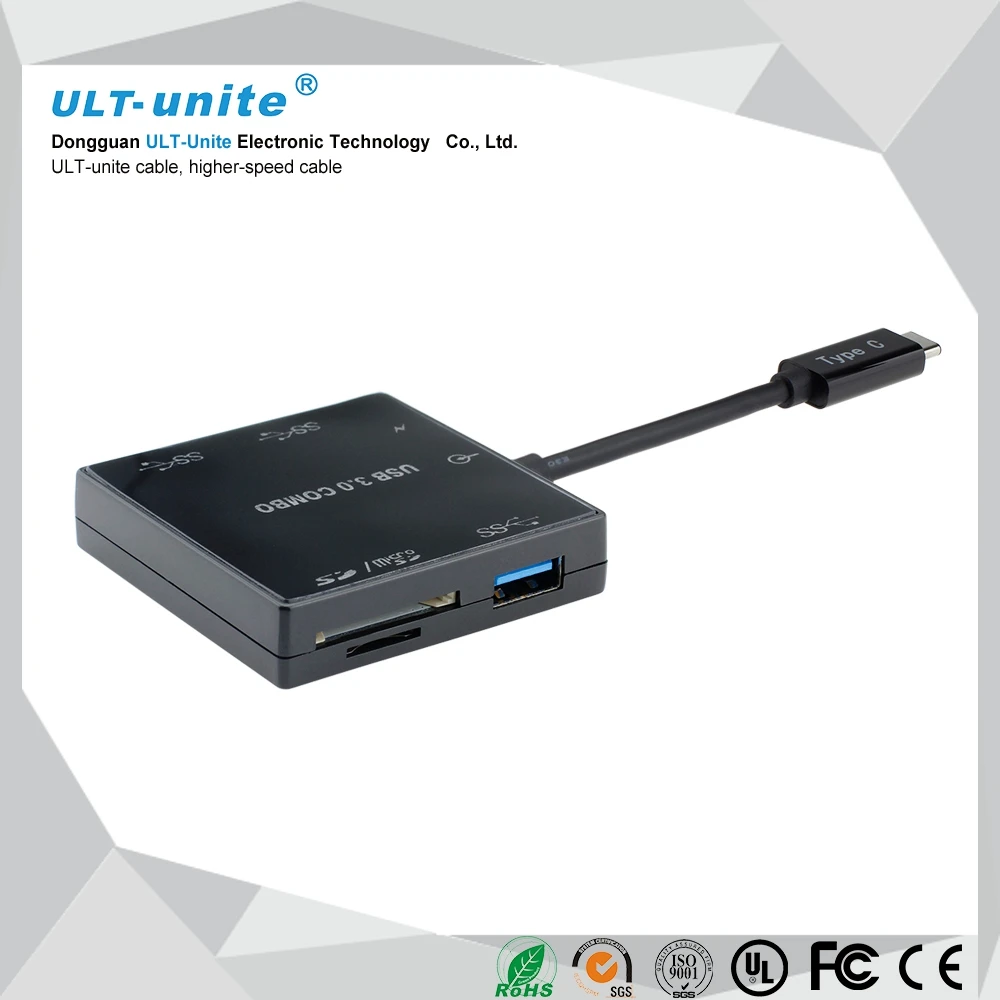 Type-C TO USB3.0 HUB + Card Reader