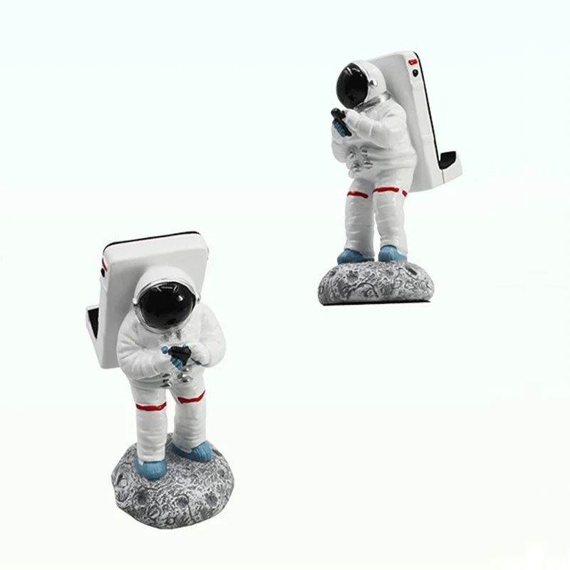 Creative Resin Astronaut Shape Plastic Mobile Phone Holder