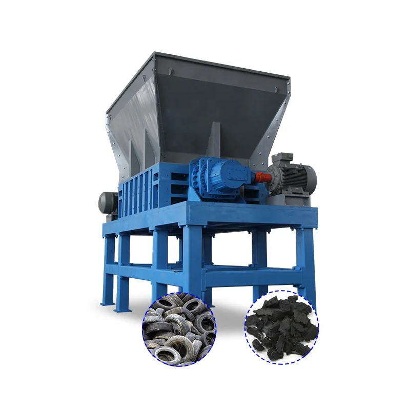 
Used tyre rubber powder price tire shredder recycling line 