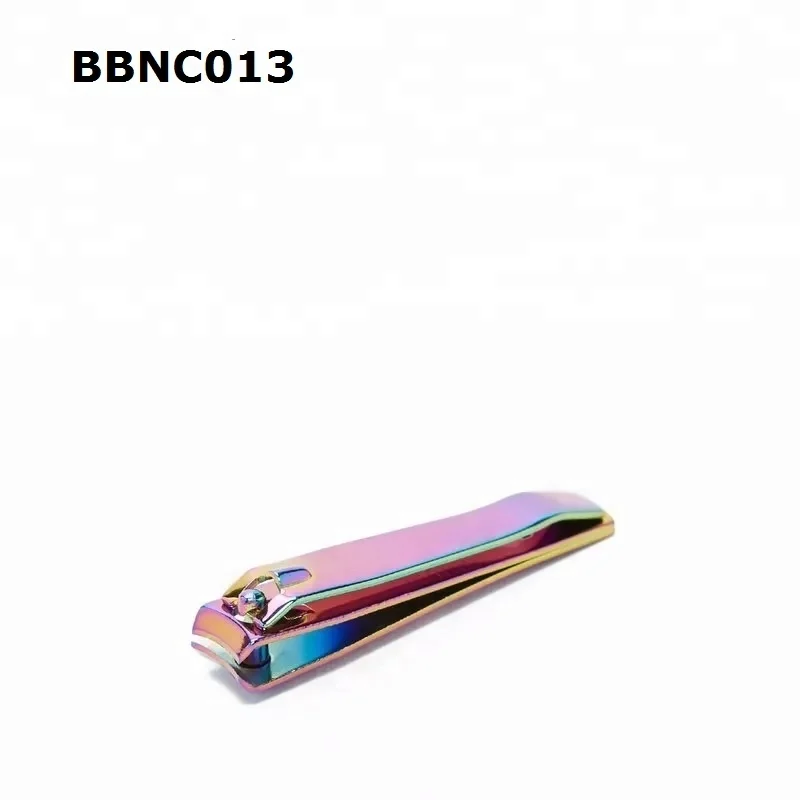 Stainless steel rose gold curved wide jaw manincure nail care sharpening clippers