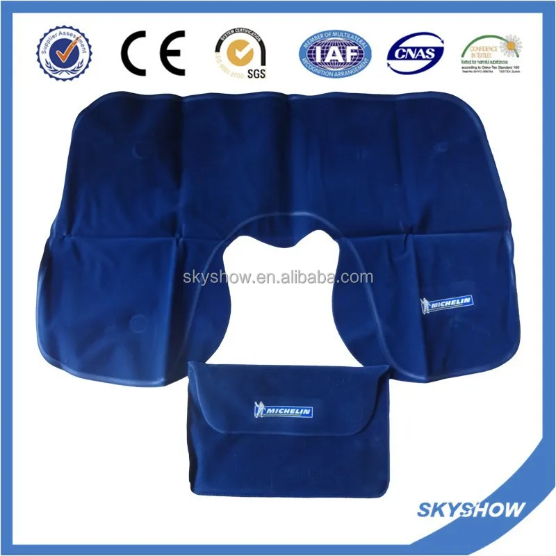 Customized Airline Amenity Kit Travel Pillow Set
