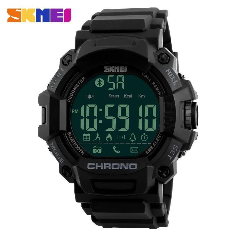 SKMEI 1249 Men Military Smart Watch Chronograph Calorie Pedometer Sports Watches Reminder Digital Wristwatches