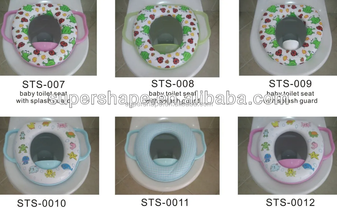 
Soft cushion toilet cover for children 