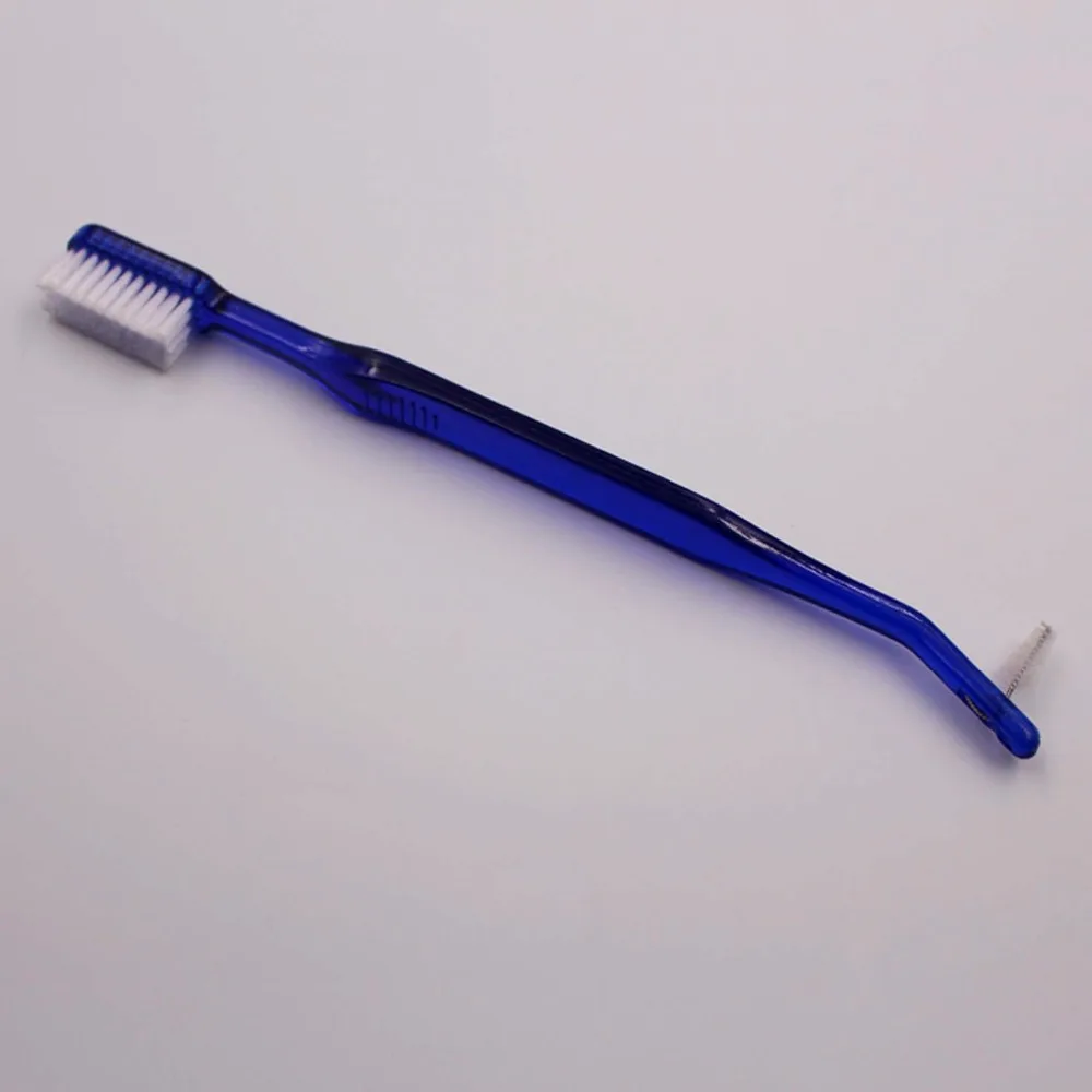 High quality 2 in 1 Portable Orthodontic Toothbrush Orthodontic Toothbrush with Interdental Brush