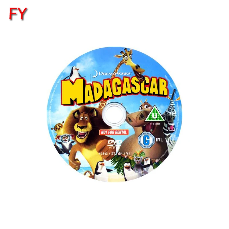 Custom cd dvd label sticker highly praised cd label