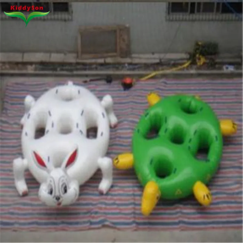 inflatable The Race Tortoise and rabbit racing inflatable team building games equipment for kids