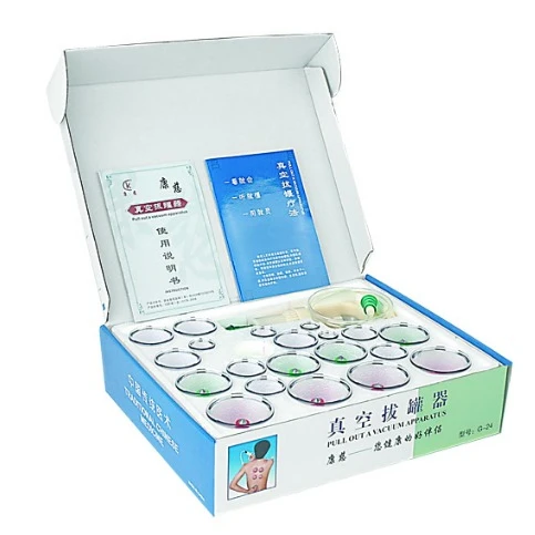 chinese vaccum cupping set 24 cups set