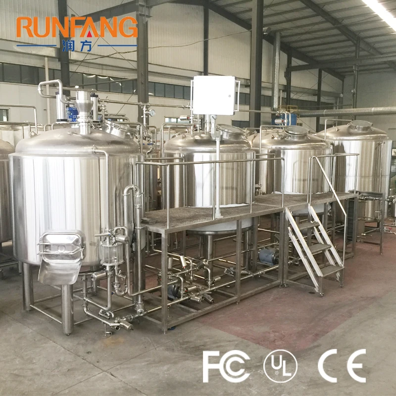 
Whisky Beer Gin Brewing Making Machine 2 Vessels Micro Brewery Equipment 