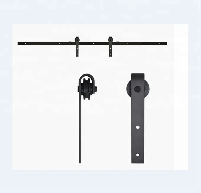 
Modern Sliding Barn/Garage Wood Door Hardware Interior Or Exterior 