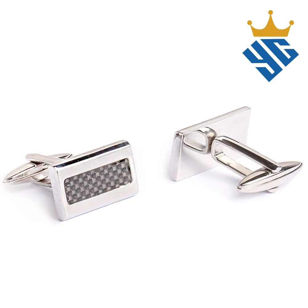 Stainless Steel Cufflinks with Beautiful Shell Inlay Cufflinks