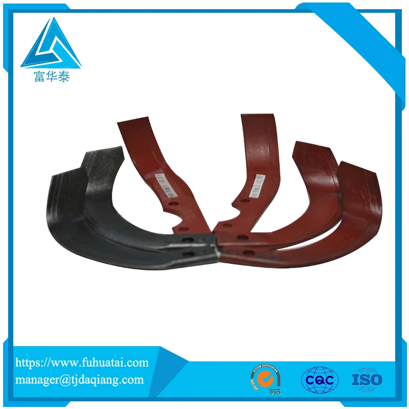 OEM high quality rotary hoe blades rotary tiller blade agricultural machinery spare parts