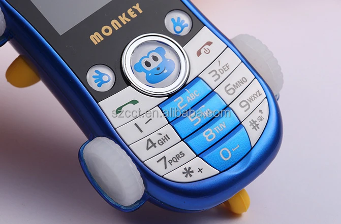 
Dual Sim Card latest Cute Monkey Style bar phone for children mobile phone safety cell phone for kids CCT-K8 