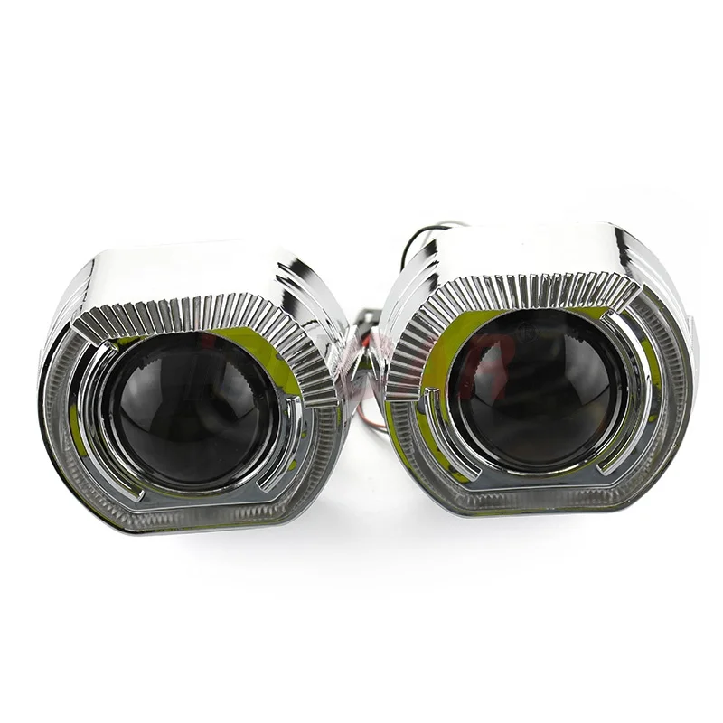 Factory Price G148 2.5' Crystal Rings HID BI-XENON Projector Lens 6000K 35W Projector HeadLamp Kit