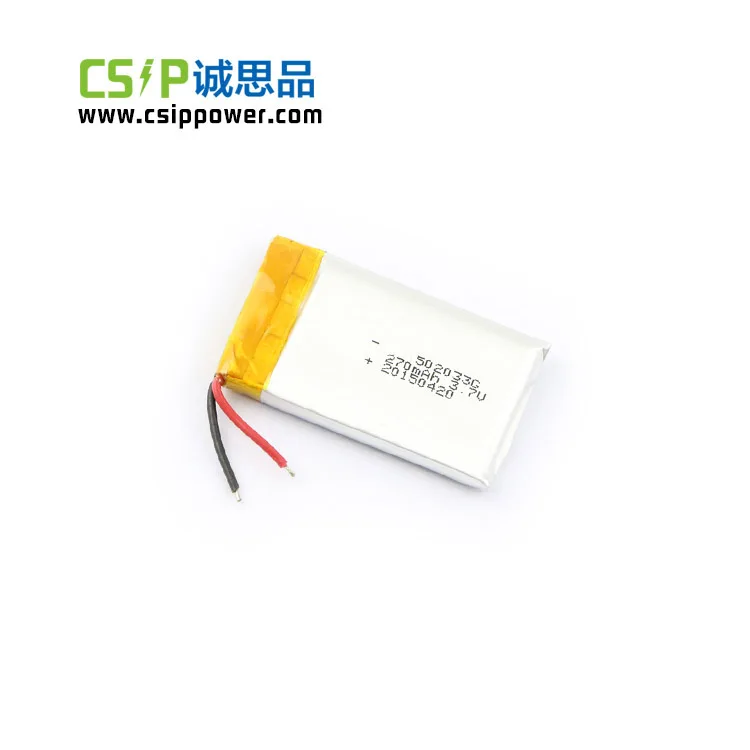 502033 rechargeable Lithium polymer battery Li-ion battery LiPo battery 3.7V 270mah