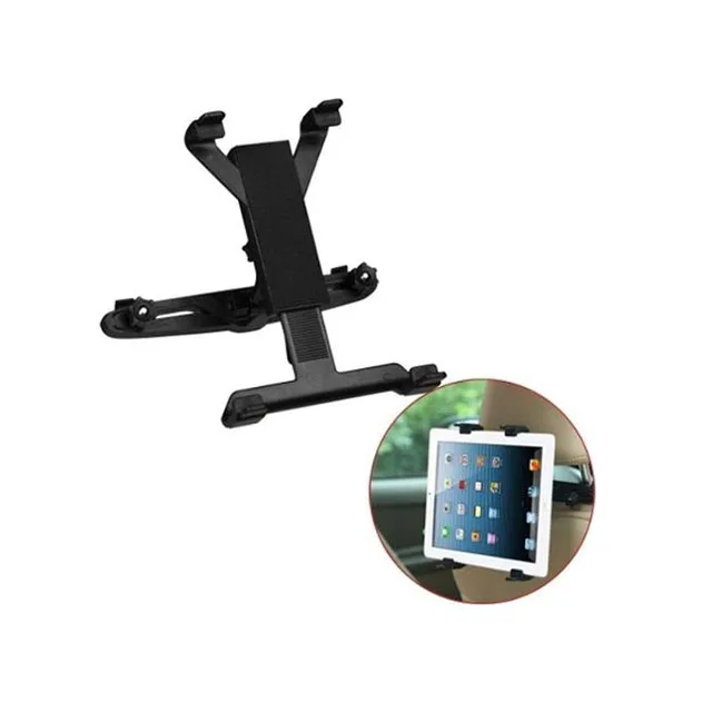 360 градусов вращающийся Автомобильный держатель Подставка с крепежом на подголовник автомобиля с возможностью вращения на