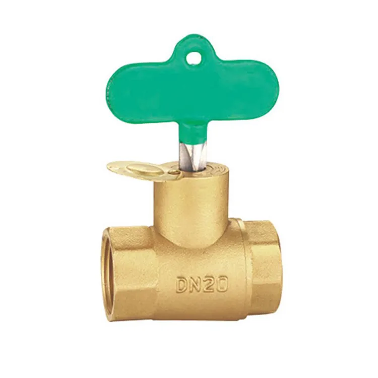 Magnetic locking brass ball valve lockable brass ball valve plastic lock zinc lock
