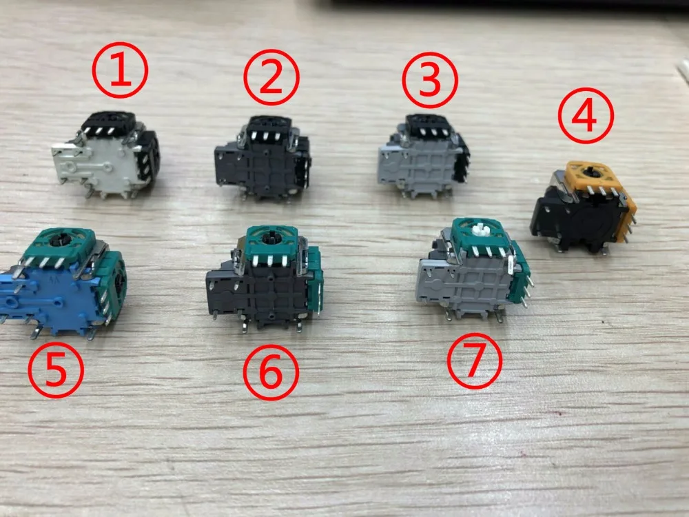 7 видов цветов ALPS правый/левый джойстик, 3D аналоговый стик, датчик для PS4, контроллер Dualshock 4, запасная часть для PS3, Xbox one