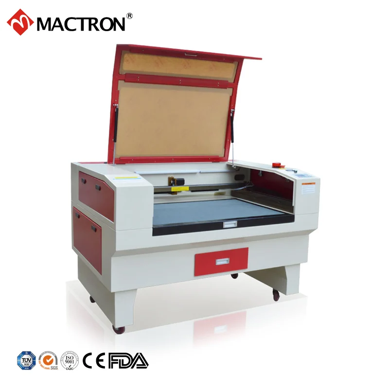 Co2 Laser Cutting Machine 100W with 1390 Temper Glass Cutting