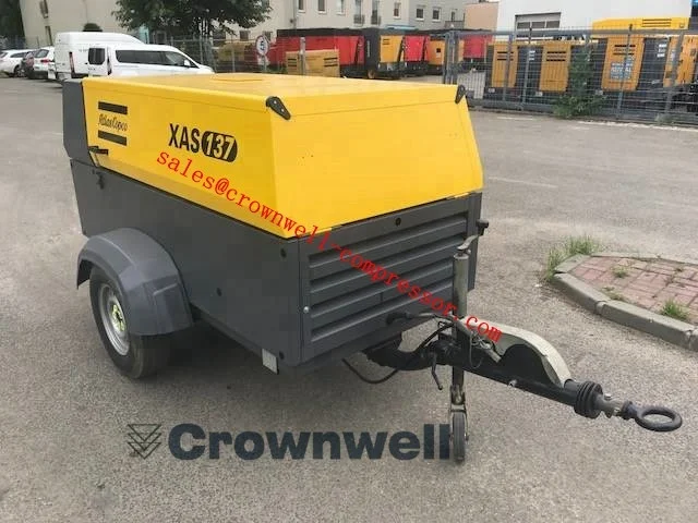  Портативный воздушный компрессор Atlas Copco XAS186Dd XAS 186