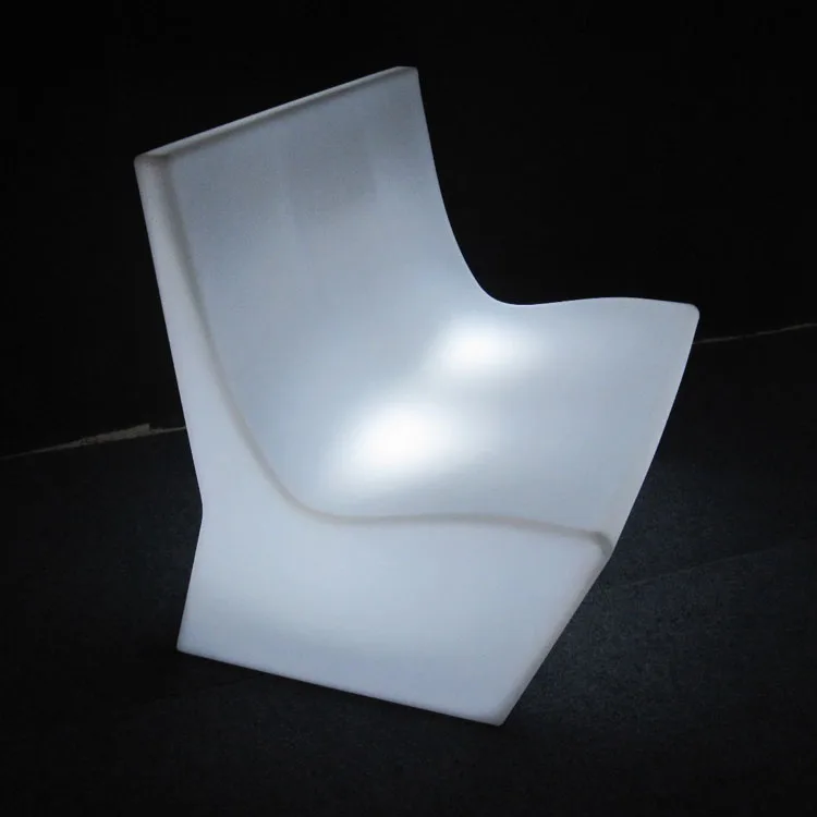 LED Bar LED Sofas Plastic Illuminate Night Club Sofa Modern Glowing Sofa Sets For Home And Garden