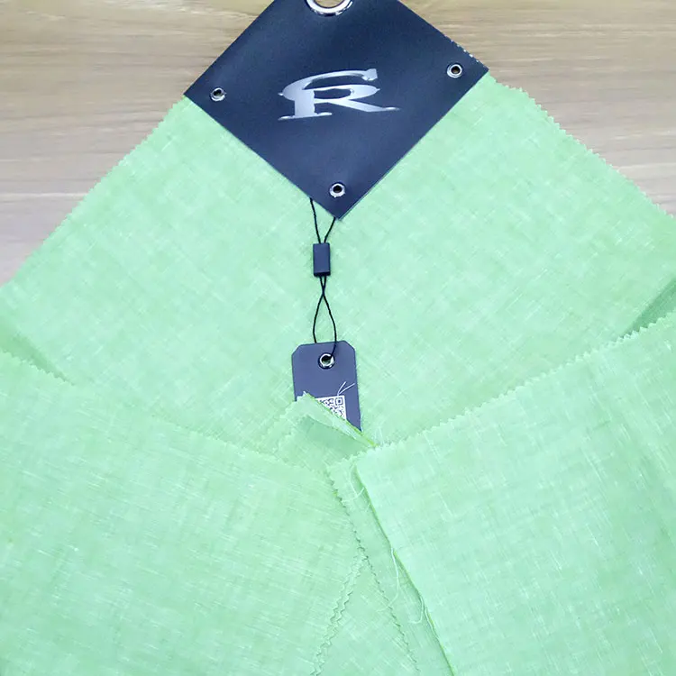 100% pure linen stone washed fabrics in many colors for clothes