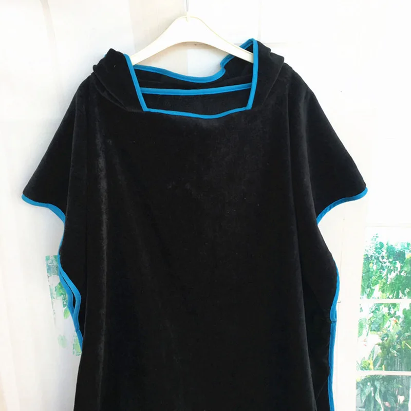 100% cotton beach hooded towel ponchos pattern for adult
