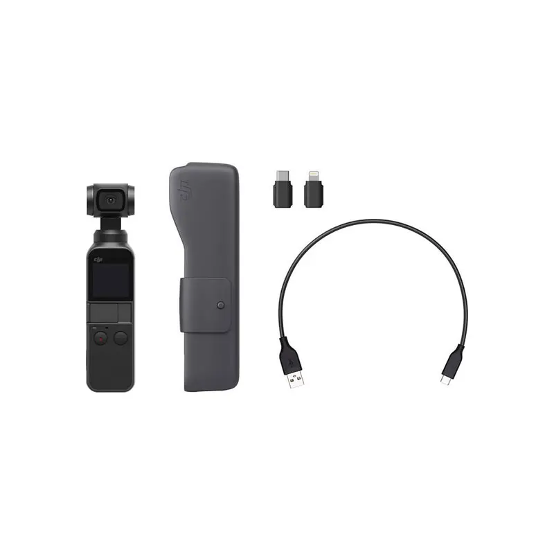 Original DJI OSMO Pocket small 3 axis handheld video gimbal stabilizer with integrated camera