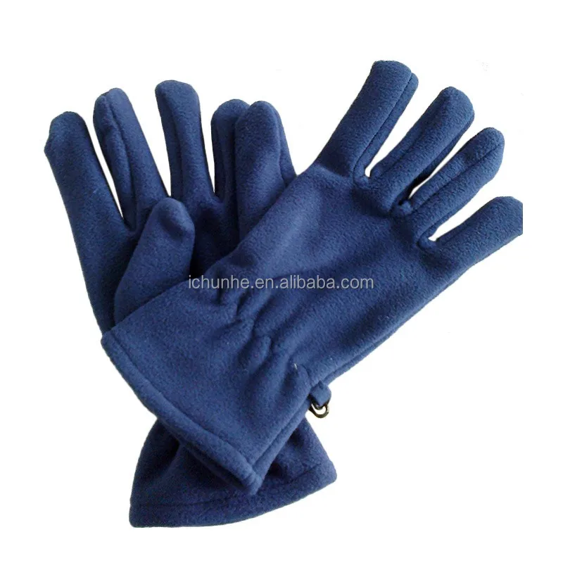 winter hot sale wholesale red black fleece gloves polar fleece glove factory