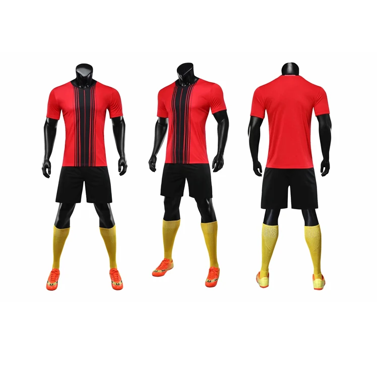 Hot Sale New Model Top Quality Sportswear Custom Black And Blue Sporting Football Shirt Maker Soccer Jersey