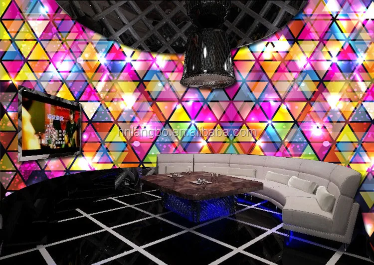 wallpaper dealers KTV karaoke bar entertainment mural decoration wallpaper