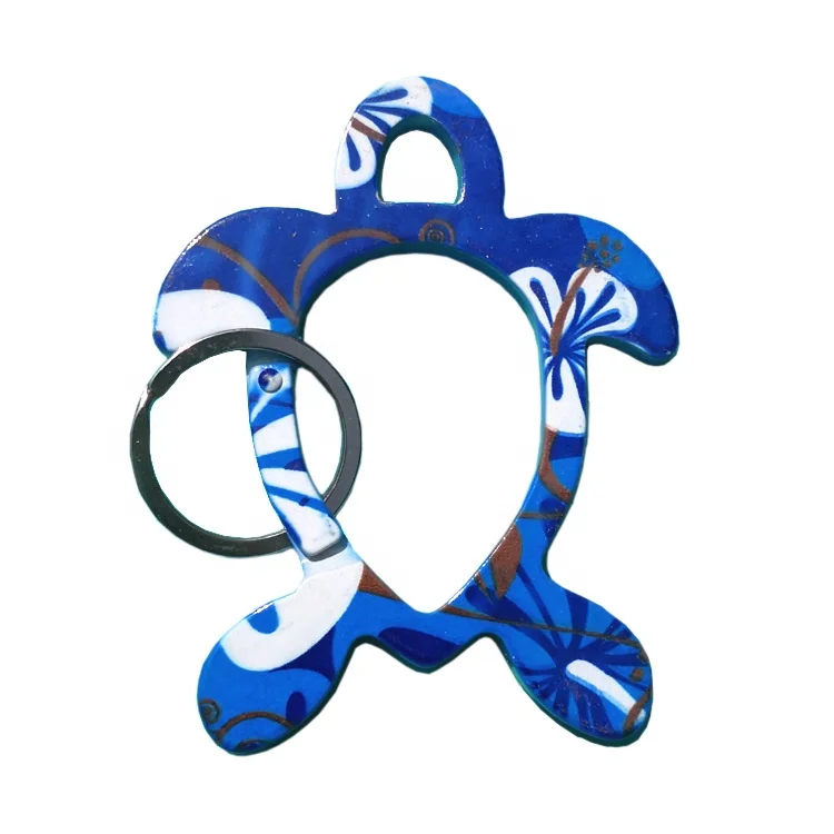 Factory wholesale high quality pretty special shaped animal honu carabiner hook  turtle key chain
