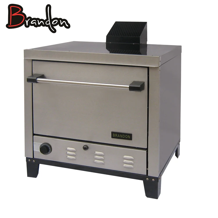 
Brandon Bakery Equipment Kitchen SS Commercial Tabletop Gas Pizza Oven 