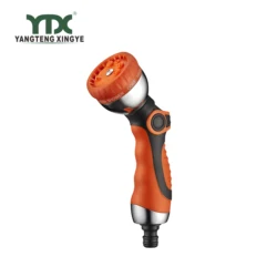 High Pressure Garden Irrigation 8-Pattern Hand nozzle Garden Water Guns Metal Trigger Adjustable Nozzle Lawn Hose Pipe