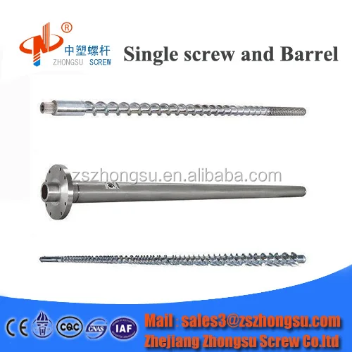 High quality screw and barrel for plastic extruder machine