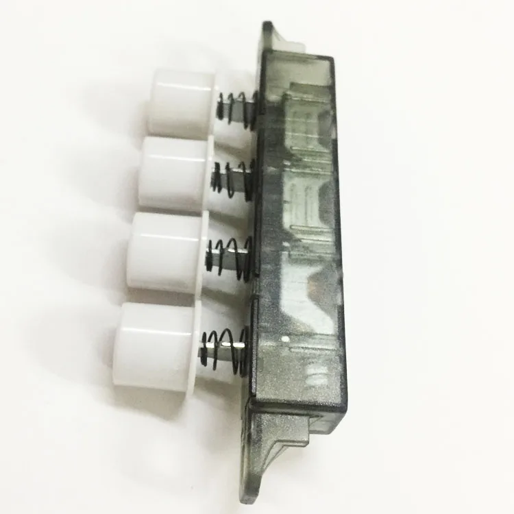 Tuowei 3900-4 low voltage push button switch supplier 1A~120V 1(0.5)A~250V 3 speed 4 position range hood keyboard switch for fan